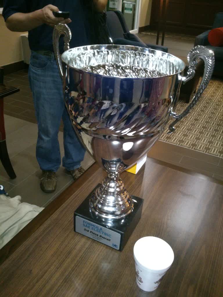 The third place cup
