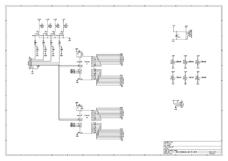 The panel schematic